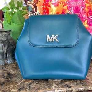 NWT: teal Michael Kors purse